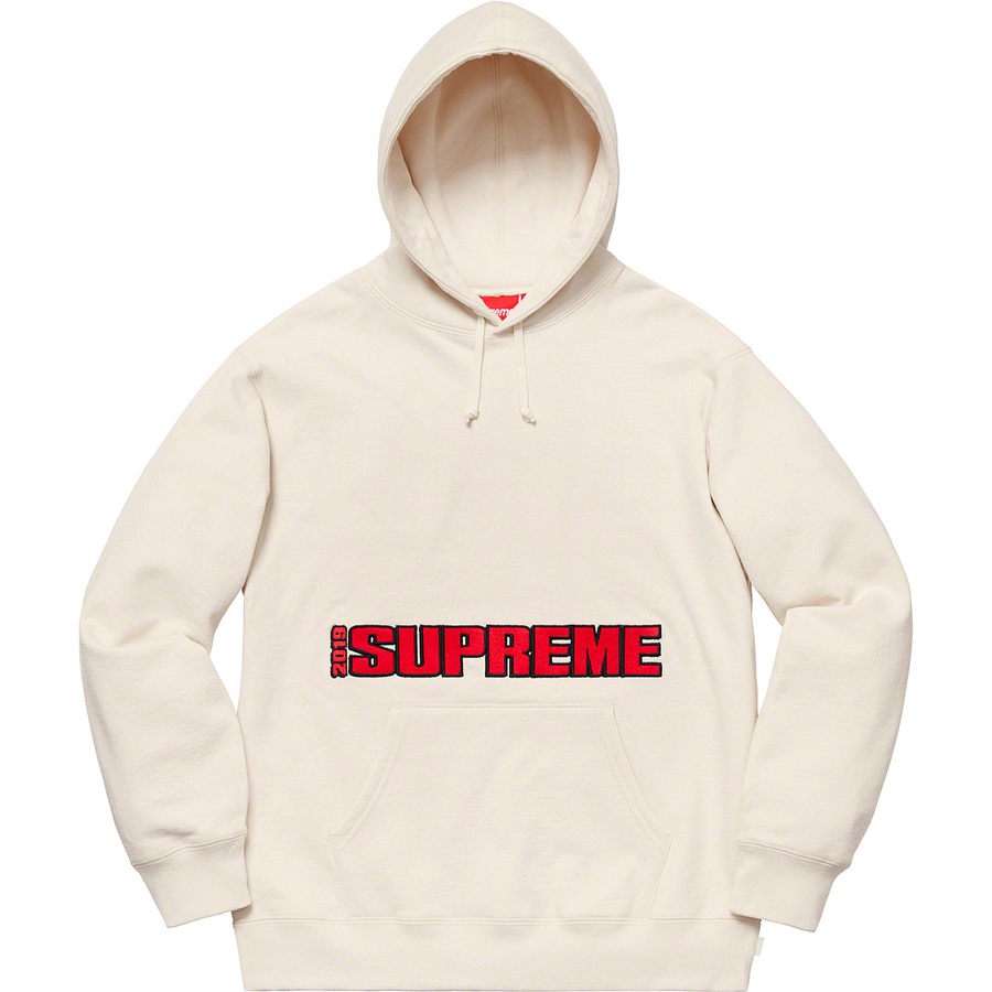 Supreme Blockbuster Hooded Sweatshirt Natural - Novelship