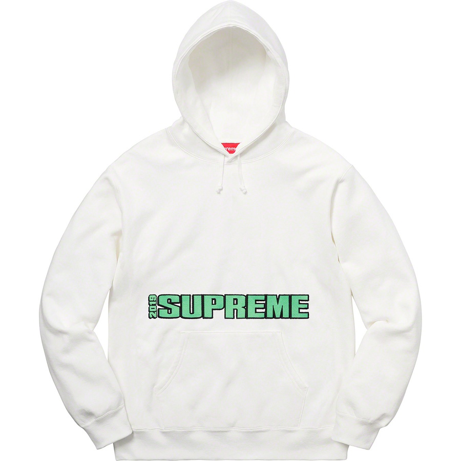 Buy Supreme Blockbuster Hooded Sweatshirt White