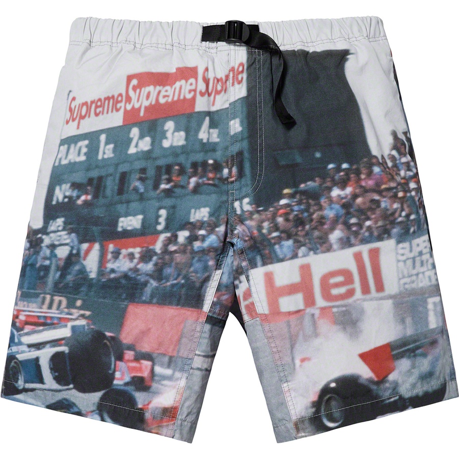 Supreme Vans Grand Prix Belted Shorts Multicolor Novelship