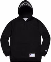 Supreme x Champion Outline Hooded Sweatshirt Black Supreme x Champion Outline Hooded Sweatshirt Black
