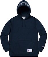 Supreme x Champion Outline Hooded Sweatshirt Navy Supreme x Champion Outline Hooded Sweatshirt Navy