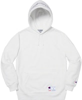 Supreme x Champion Outline Hooded Sweatshirt White Supreme x Champion Outline Hooded Sweatshirt White
