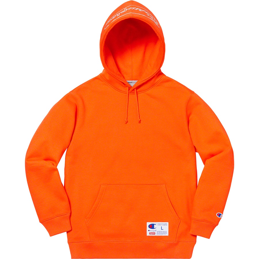 Supreme x 2024 champion outline hoodie