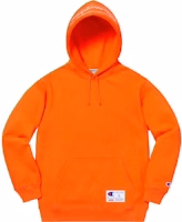 Supreme x Champion Outline Hooded Sweatshirt Orange Supreme x Champion Outline Hooded Sweatshirt Orange