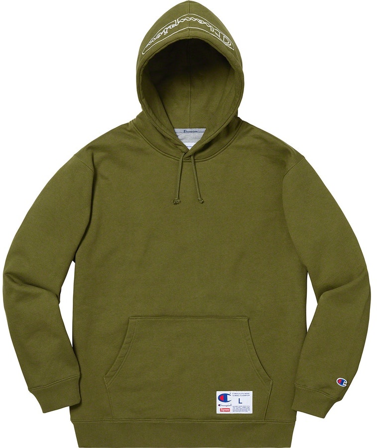 supreme-champion-outline-hooded-sweatshirt-dark-olive