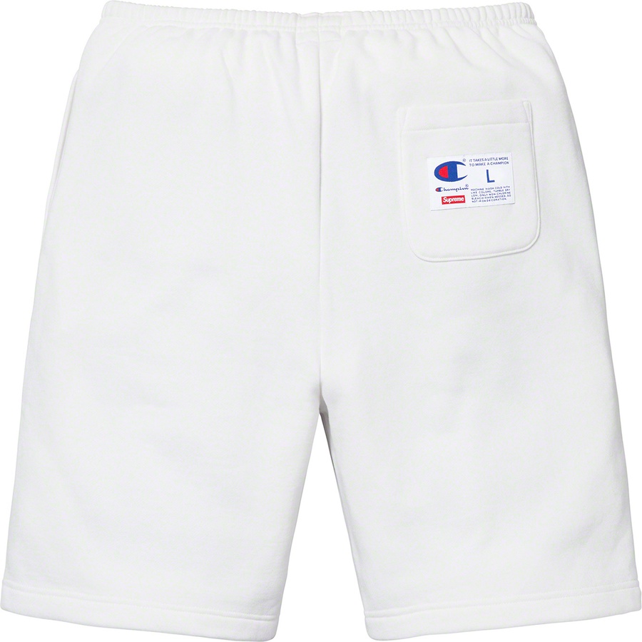 Supreme x Champion Outline Sweatshort White - Novelship