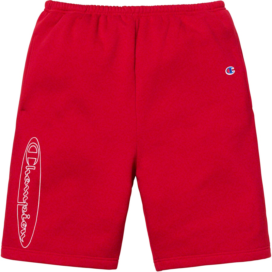 Red on sale champion shorts