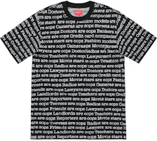 supreme-cops-jacquard-pocket-tee-black