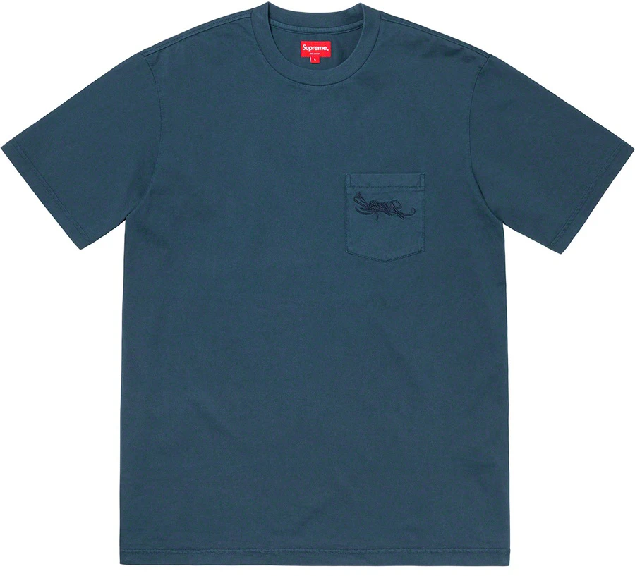 supreme-overdyed-pocket-tee-navy