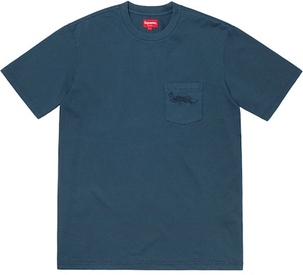 Kemeja T Supreme Overdyed Poket Biru Laut Buy Kemeja T Supreme Overdyed Poket Biru Laut