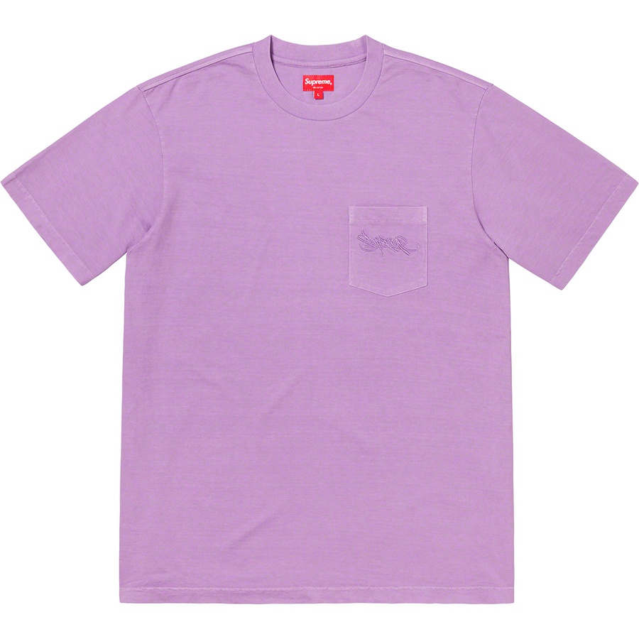 Buy Supreme Overdyed Pocket Tee Ungu
