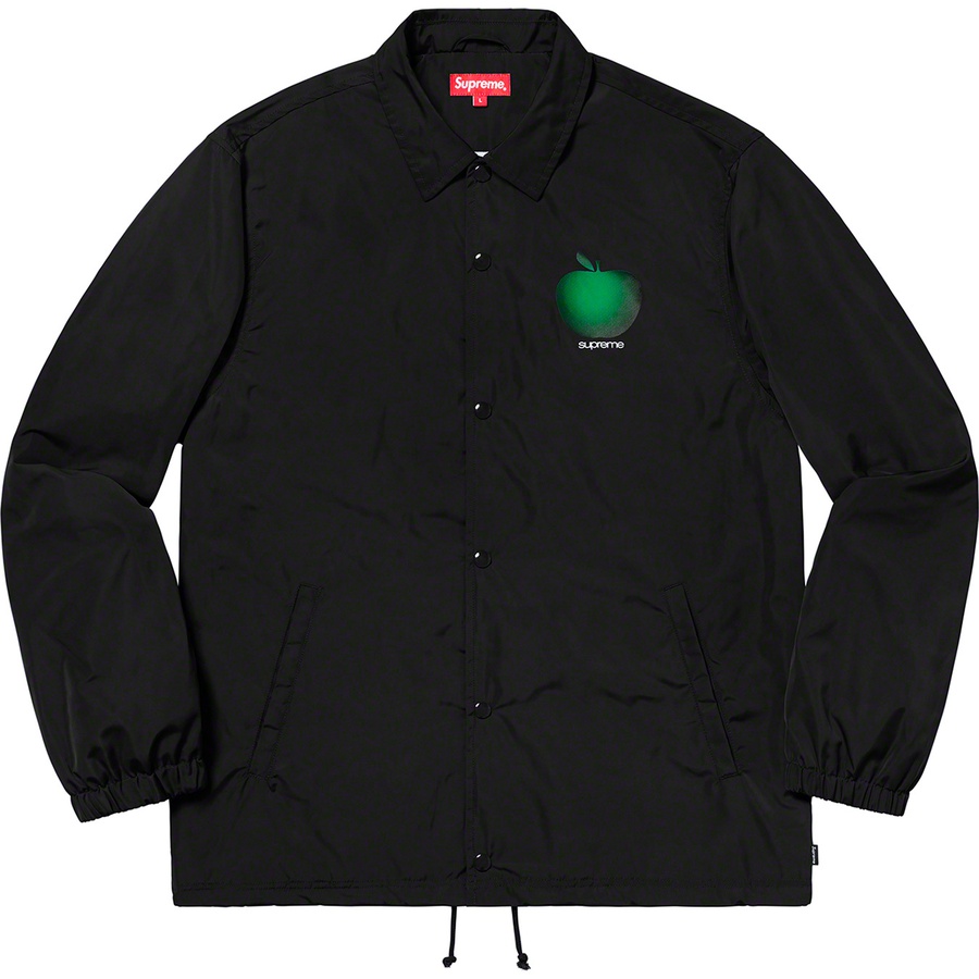 Supreme Apple Coaches Jacket Black