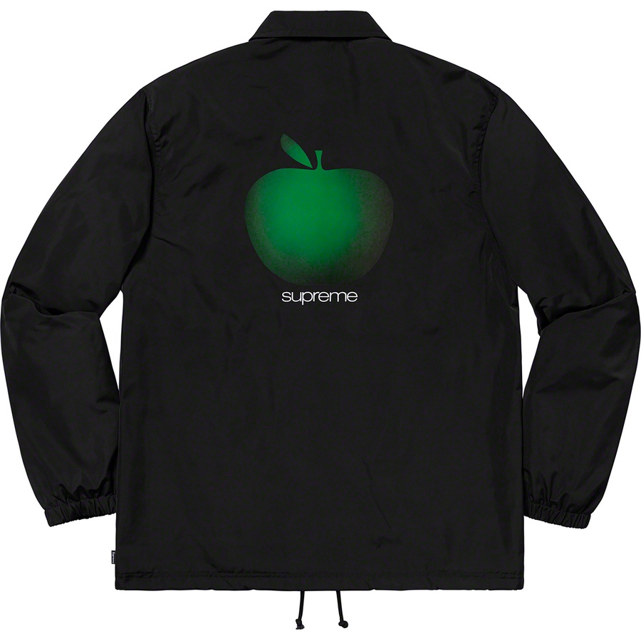 Supreme Apple Coaches Jacket Black - Novelship