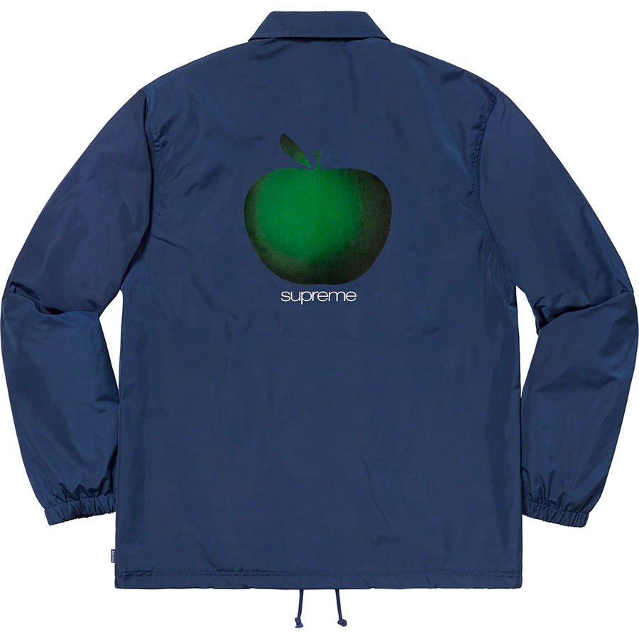 Supreme Apple Coaches Jacket Navy - Novelship