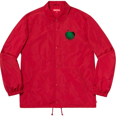 Supreme Apple 红色教练夹克 Buy Supreme Apple 红色教练夹克
