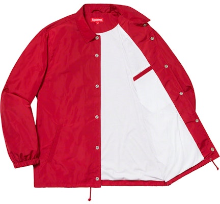Supreme Apple 红色教练夹克 Order Supreme Apple 红色教练夹克