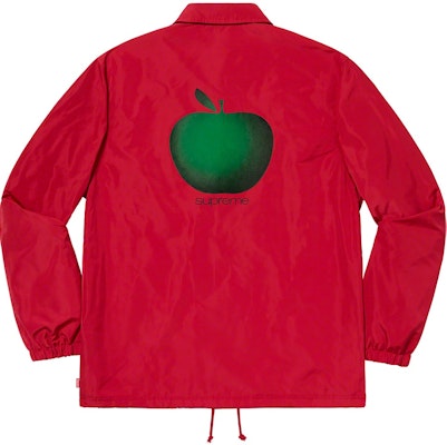 Supreme Apple 红色教练夹克 Lookbook Supreme Apple 红色教练夹克