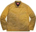 Buy Supreme Diamond Plate Work Jacket Yellow