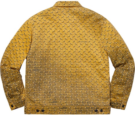 Supreme Diamond Plate Work Jacket Yellow Lookbook Supreme Diamond Plate Work Jacket Yellow