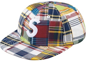 至尊拼布馬德拉斯S標誌六片海軍藍格紋帽 Buy 至尊拼布馬德拉斯S標誌六片海軍藍格紋帽