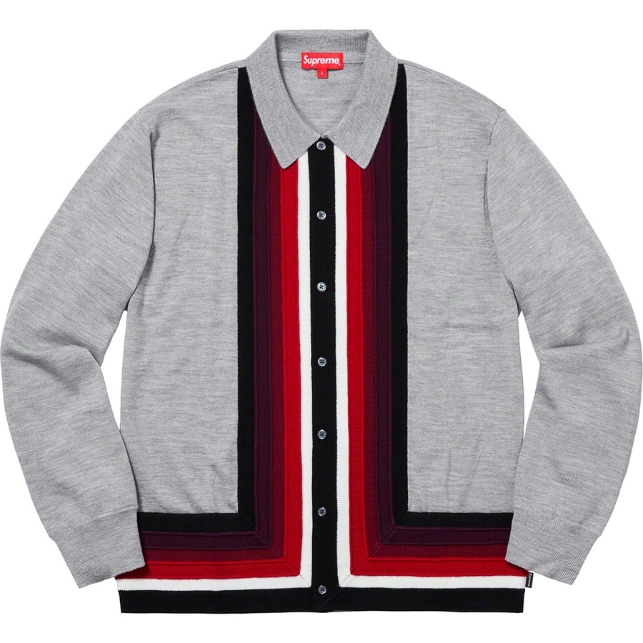 Supreme best sale polo sweater