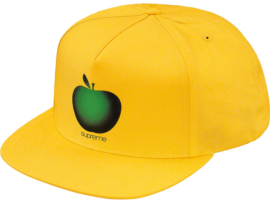 supreme-apple-5-panel-gold