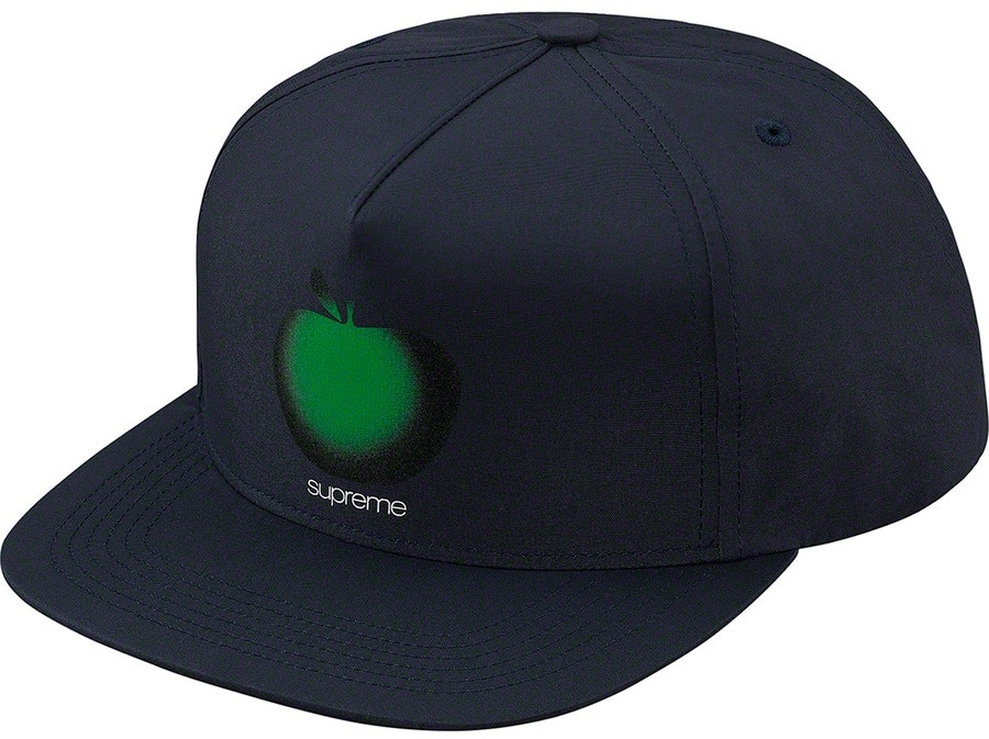 supreme-apple-5-panel-navy