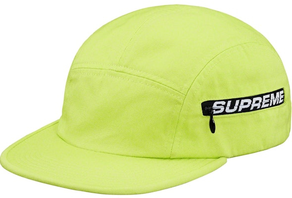 Supreme Gorra Camp con Cremallera Lateral Verde Neón Claro Buy Supreme Gorra Camp con Cremallera Lateral Verde Neón Claro