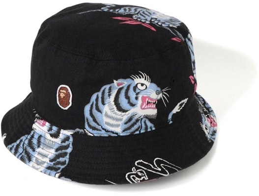 BAPE Tiger Pattern Hat Black Order BAPE Tiger Pattern Hat Black