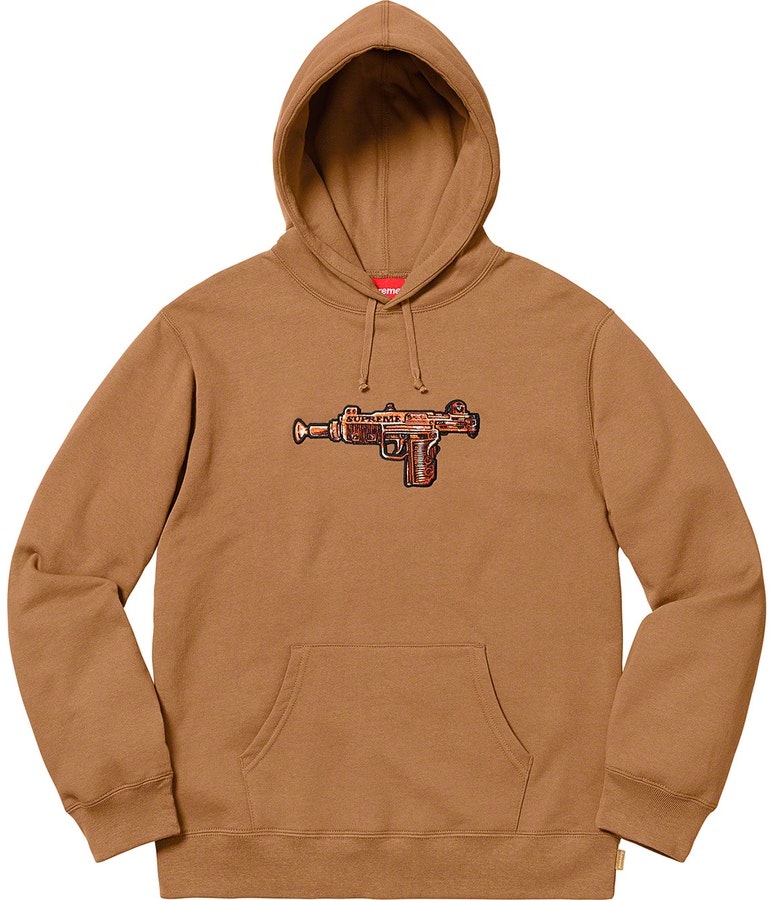 supreme-toy-uzi-hooded-sweatshirt-brown
