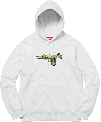 Sweatshirt Hoodie Supreme Toy Uzi Warna Kelabu Abu Buy Sweatshirt Hoodie Supreme Toy Uzi Warna Kelabu Abu
