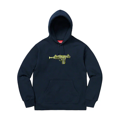 Supreme Toy Uzi Hooded Sweatshirt Navy