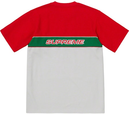 Supreme Piping Practice S/S Top Red Order Supreme Piping Practice S/S Top Red