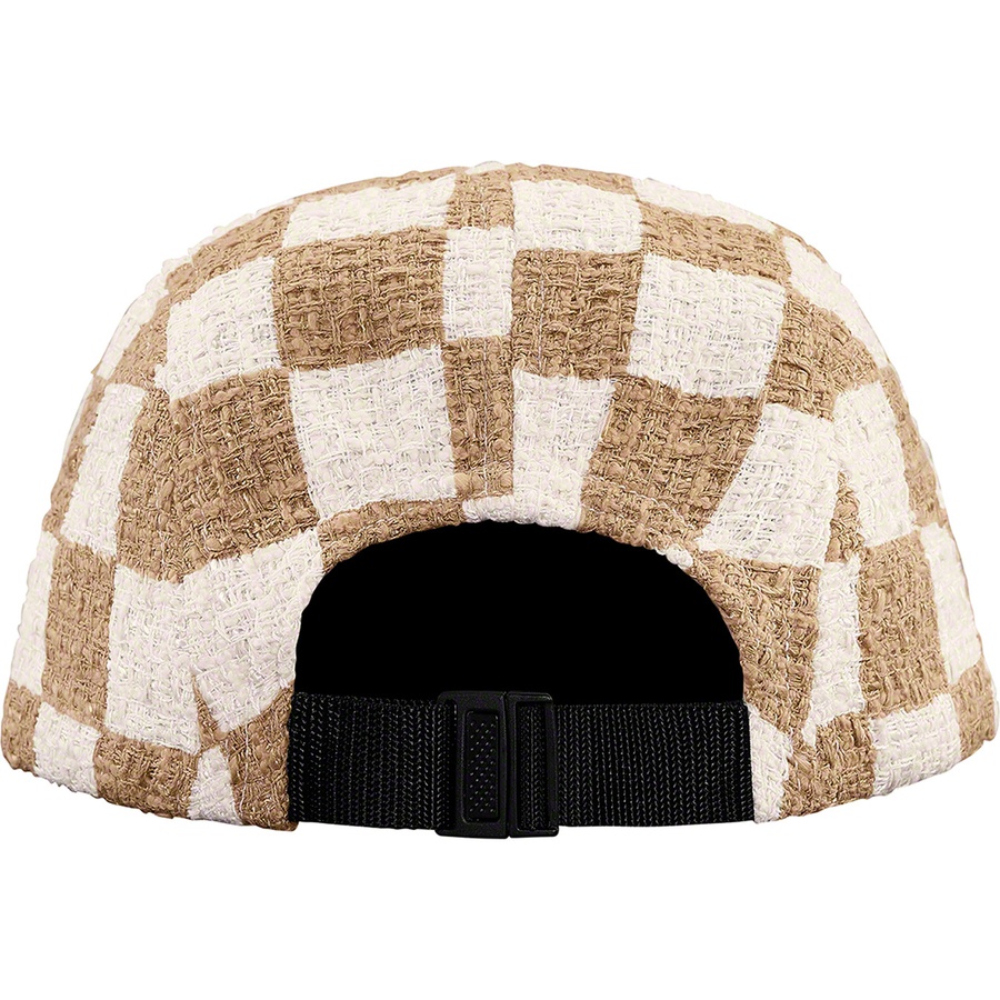 Supreme Checkerboard Boucle Camp Cap Tan 圖 2