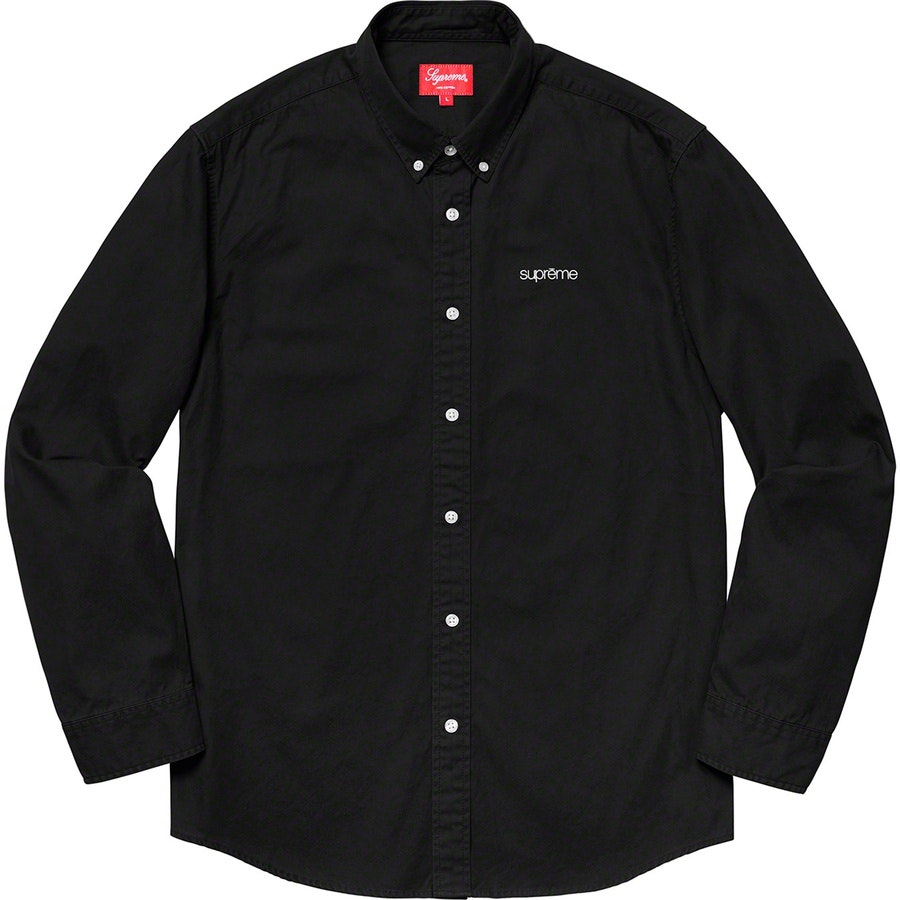 supreme-washed-twill-shirt-black