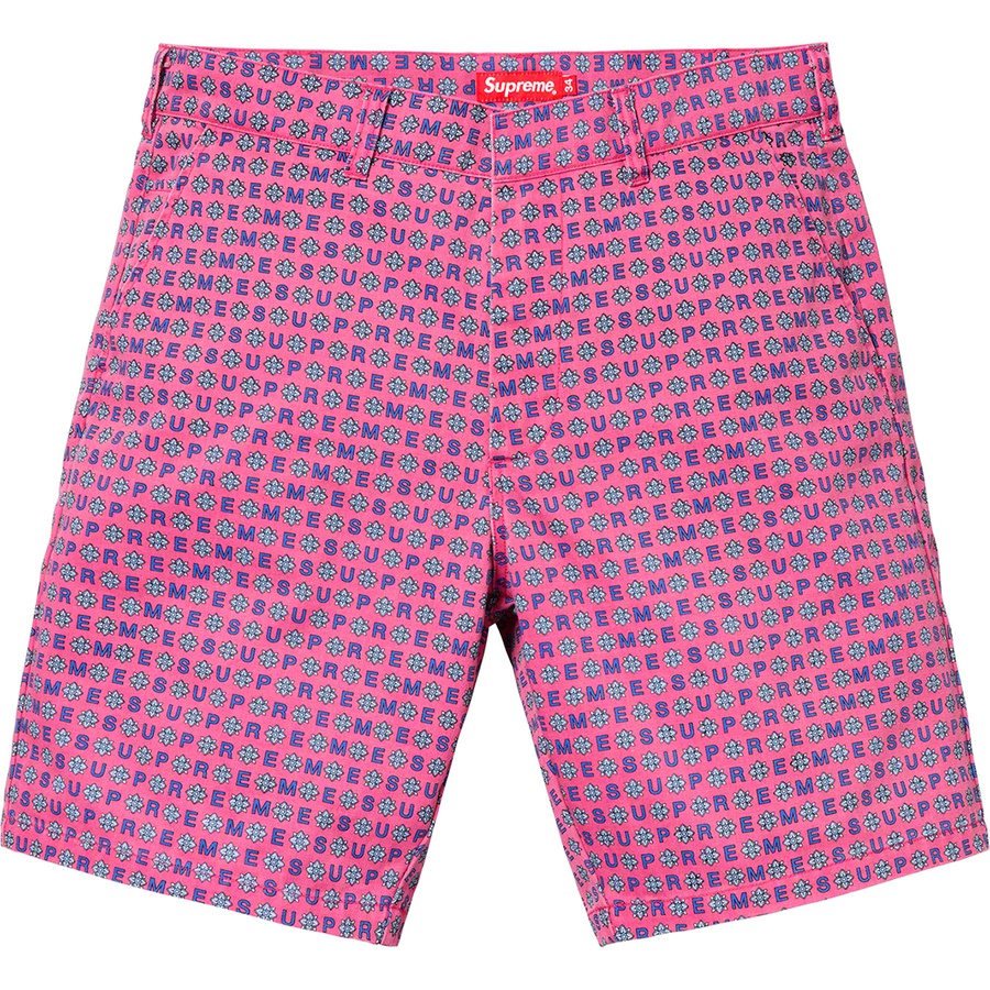 Supreme Work Short Magenta Foulard