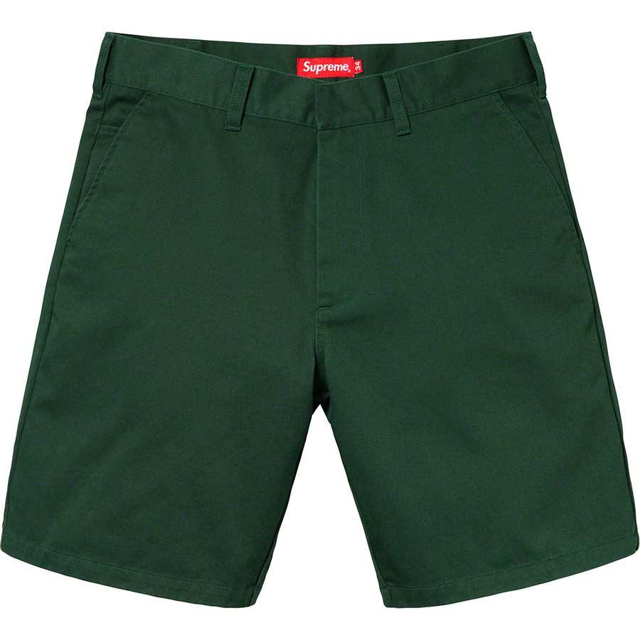 Buy Supreme Work Short Dark Green