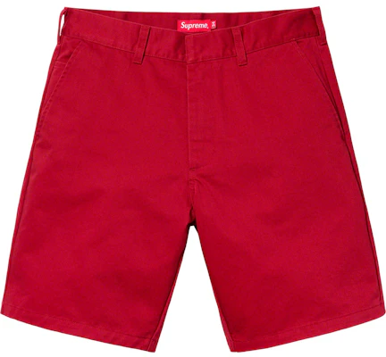 Supreme Seluar Pendek Kerja Merah Buy Supreme Seluar Pendek Kerja Merah