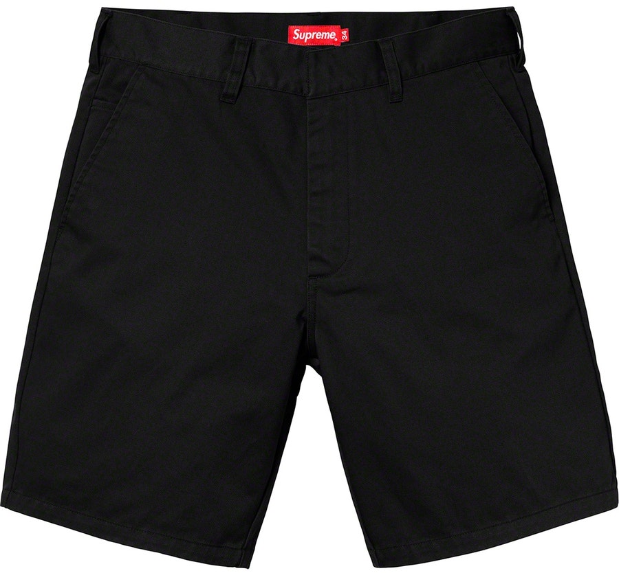 supreme-work-shorts-black