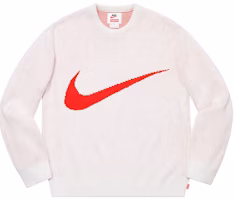 Supreme x Nike Swoosh Sweater White Supreme x Nike Swoosh Sweater White