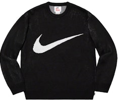 Supreme x Nike Swoosh Sweater Black Supreme x Nike Swoosh Sweater Black