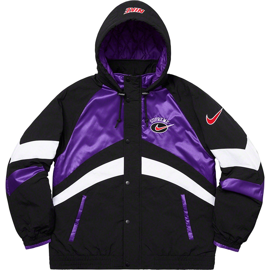 Supreme x Nike Hooded Sport Jacket Purple - Novelship