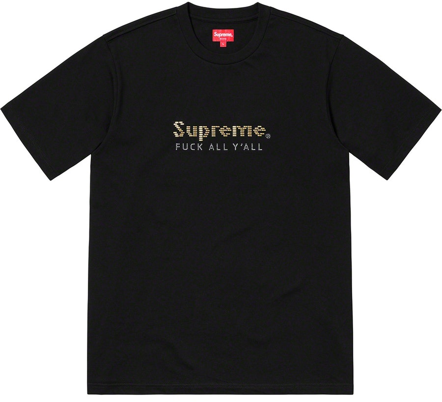supreme-gold-bars-tee-black