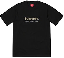 Supreme Gold Bars Tee Black
