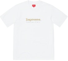 Supreme Gold Bars Tee White