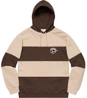 Supreme x Nike Stripe Hooded Sweatshirt Tan Supreme x Nike Stripe Hooded Sweatshirt Tan