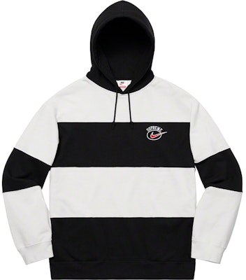 Supreme x Nike Hoodie Garis Hitam Buy Supreme x Nike Hoodie Garis Hitam