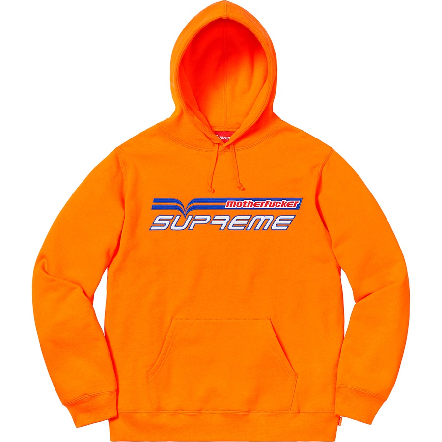 Supreme Motherfucker Hooded Sweatshirt Orange - Novelship
