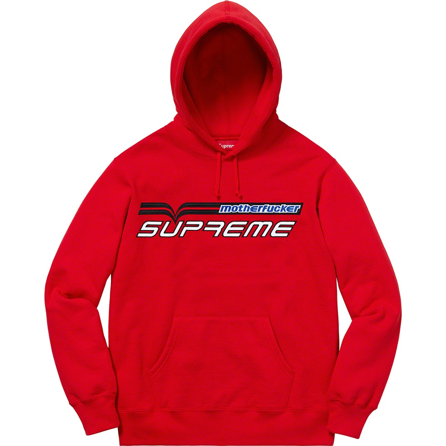 Supreme Motherfucker Hooded Sweatshirt Red - Novelship