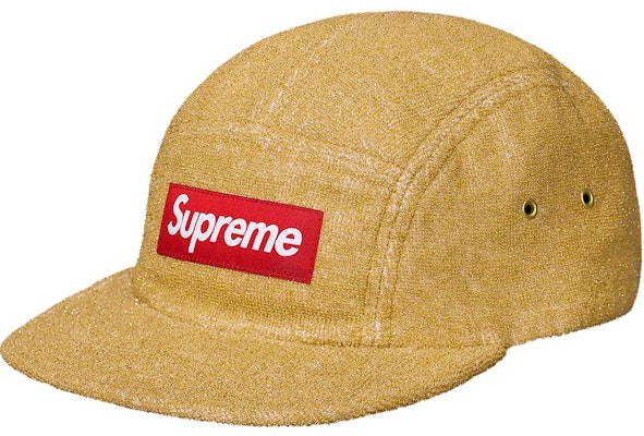 Supreme Gorro Campamento Terry Brillante Dorado Buy Supreme Gorro Campamento Terry Brillante Dorado